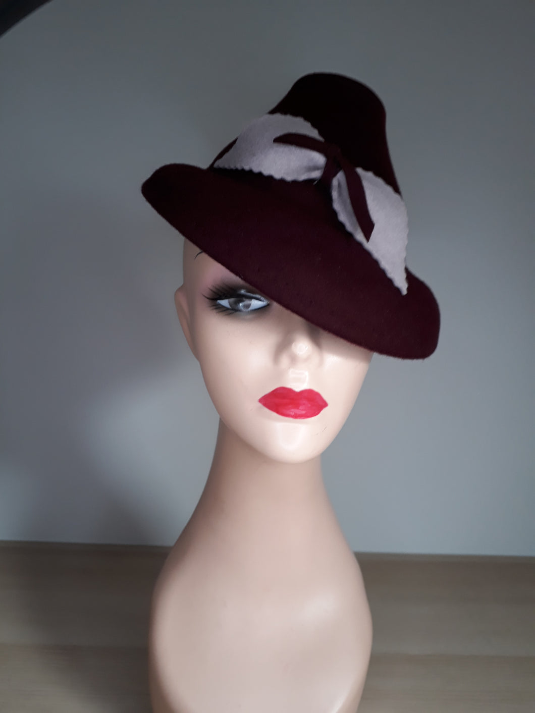 1930's/40s Styled Tilt Hat 'Effie'