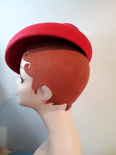 1930's Inspired Hat Red