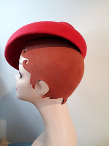 1930's Inspired Hat Red