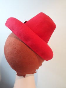 1930's Inspired Hat Red
