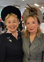 1940s 'Shirley' Halo hat