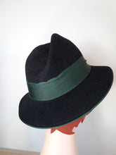 Bette 30's/40's Styled Trilby Black