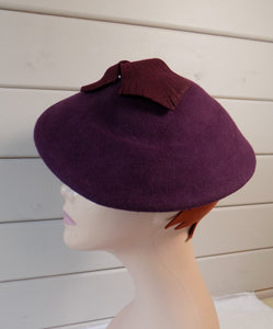 Doris. 40's Style Saucer Hat