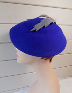 Doris. 40's Style Saucer Hat