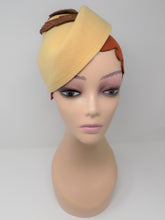 Side Pleat Tilt 30's Style Felt Hat Leafy Flash