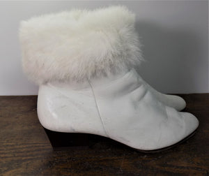 Vintage boots Fur lined