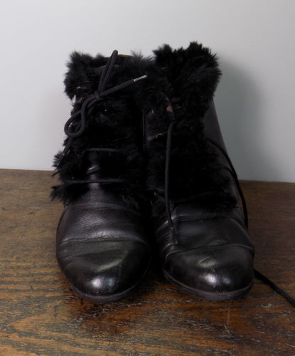 Vintage boots Fur lined