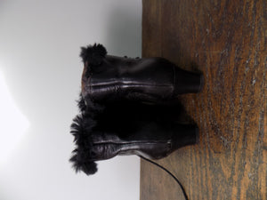 Vintage boots Fur lined