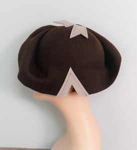 Ava Tilt Hat Chocolate/ Mocha Flash