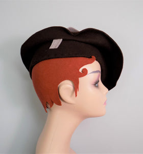 Ava Tilt Hat Chocolate/ Mocha Flash