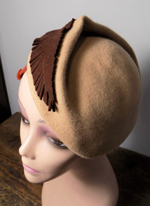 Side Pleat Pixie Beret